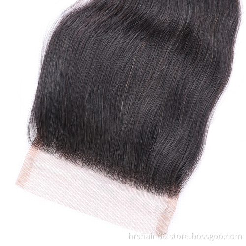 Ombre Colored Indian Hair Body Wave  4x4 Lace Frontal Closure, 100% Human Virgin Hair Closure 1b/blue Swiss Lace